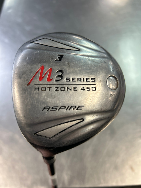 Vist Large View of Product Image Which is Used Aspire M3 SERIES HOT ZONE 450 Mens Fairway Wood LH 3 Wood