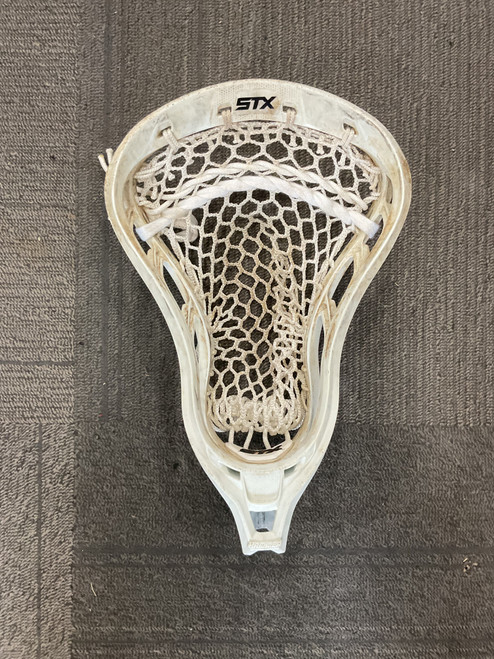 Vist Large View of Product Image Which is Used STX HAMMER STRUNG Mens Lacrosse Head White 11614-S000218164