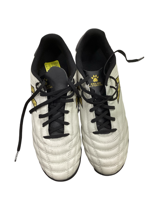 Vist Large View of Product Image Which is Used KELME Soccer Turf Shoes White Senior 8.5 11613-S000164688