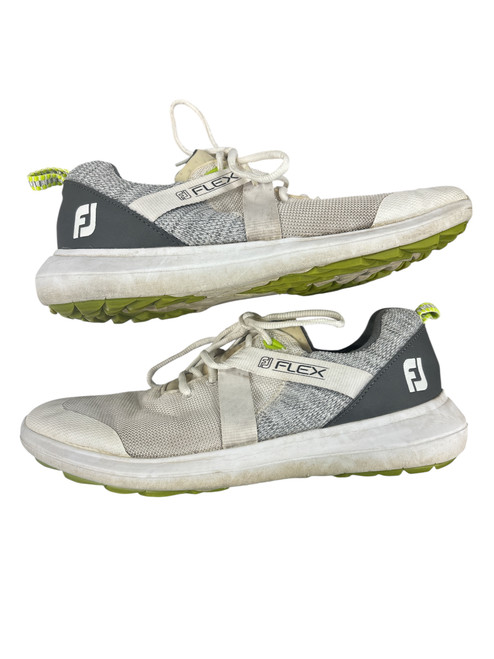 Vist Large View of Product Image Which is Used Foot Joy Mens Golf Shoes Grey Senior 8