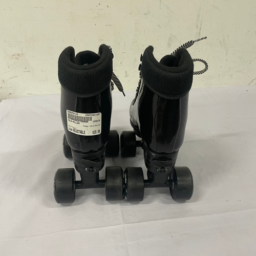 Vist Large View of Product Image Which is Used COLA-ROLLER Junior Roller Quad Skates Black Adjustable