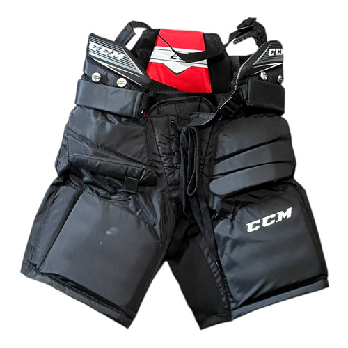 Vist Large View of Product Image Which is Used CCM E 2.5 Junior Goalie Pant Black LG 11820-S000044132