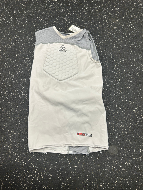 Vist Large View of Product Image Which is Used McDavid PADDED SHIRT FB Top Youth White Youth 11162-S000432915