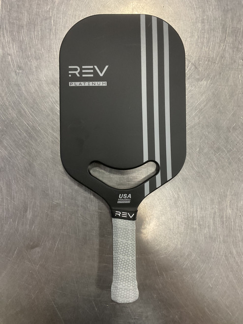 Vist Large View of Product Image Which is Used REV PLATINUM PADDLE Pickleball Racquet Black 11614-S000218184