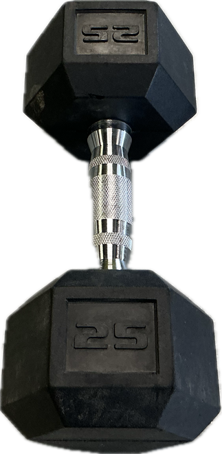 Vist Large View of Product Image Which is Used Hex Dumbbell (Each) 25 lb 11897-S000148749