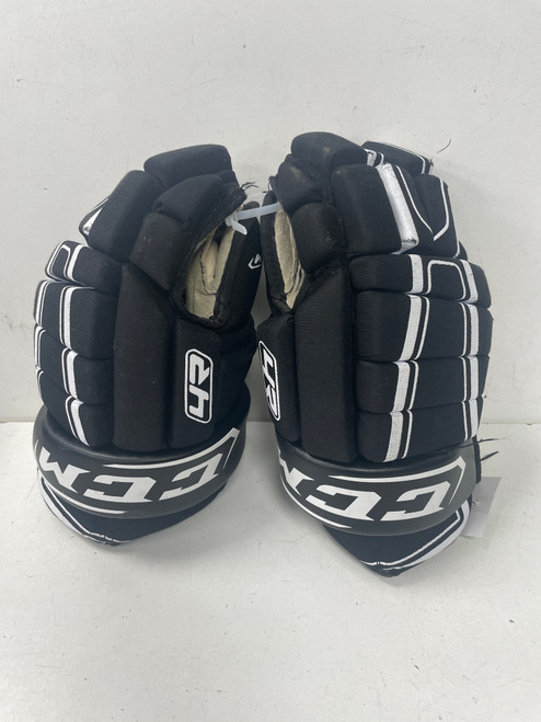 Vist Large View of Product Image Which is Used CCM 4R Junior Gloves Black 13" 11891-S000305026