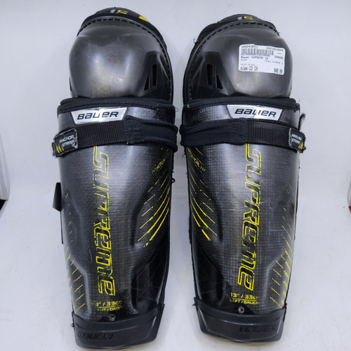 Vist Large View of Product Image Which is Used Bauer SUPREME 1S Senior Shin Guards Black 13" 10589-S000416537