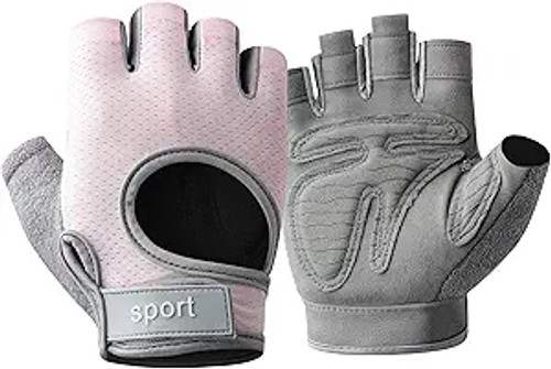 Vist Large View of Product Image Which is New Weight Lifting Gloves Pink Medium 11805-972PINKMSPORT