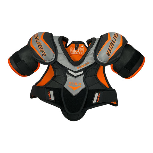 Vist Large View of Product Image Which is Used Bauer ONE.4 Junior Shoulder Pads LG 11362-S000161724