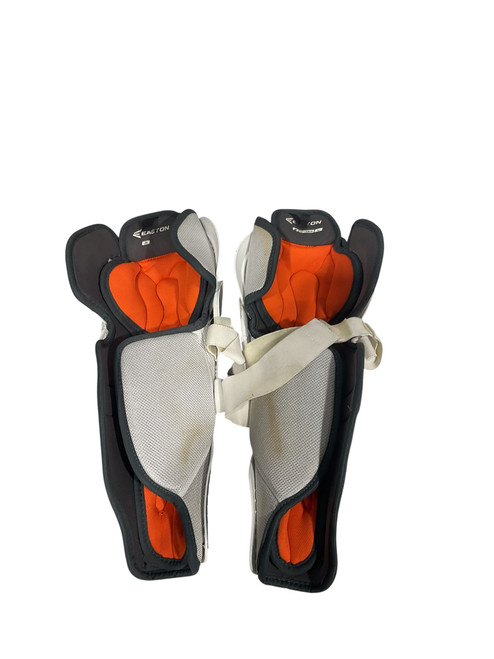 Vist Large View of Product Image Which is Used Easton M3 Junior Shin Guards Orange 13" 11847-S000028067