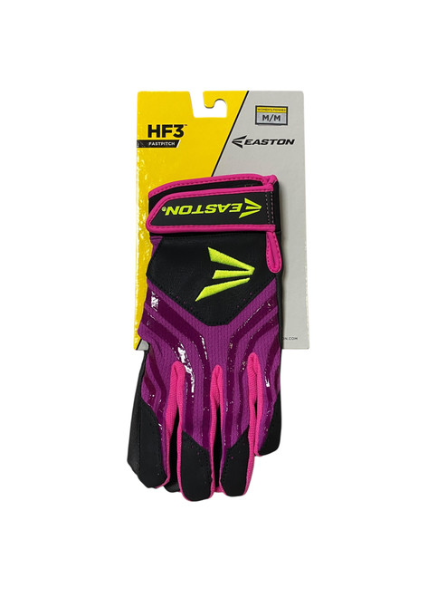 Vist Large View of Product Image Which is Used Easton BB/SB Batting Gloves None MD