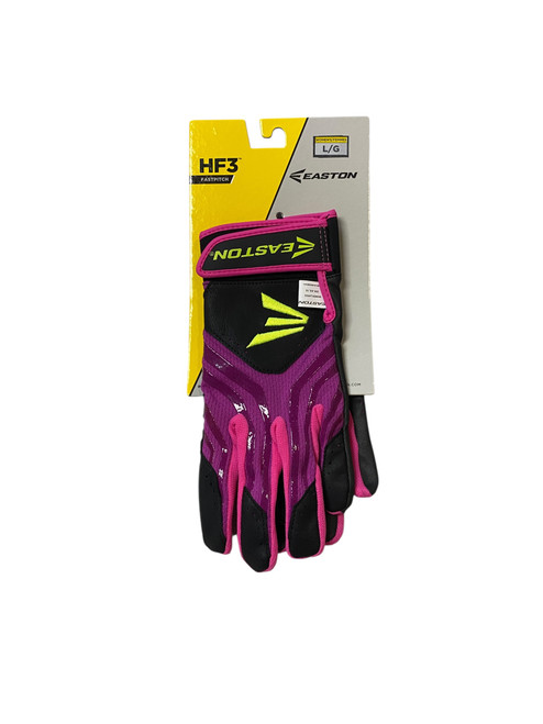 Vist Large View of Product Image Which is Used Easton BB/SB Batting Gloves None LG
