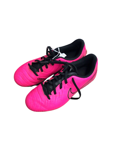 Vist Large View of Product Image Which is Used Nike Soccer Cleats Pink Junior 04.5 11799-S000196320