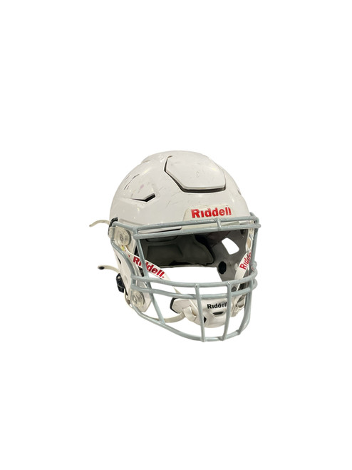 Vist Large View of Product Image Which is Used Riddell SPEED FLEX 2021 FB Helmet White MD 11834-S000038287