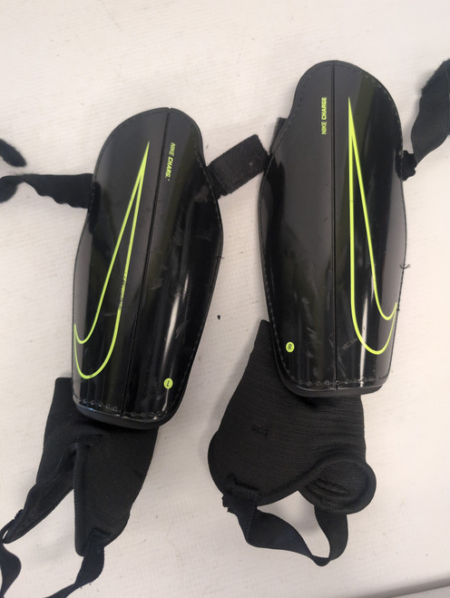 Vist Large View of Product Image Which is Used Nike Soccer Shin Guards Adult Black MD 11821-S000026646