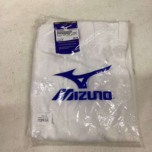 Vist Large View of Product Image Which is Used Mizuno SHORT PANT NEW BB/SB Pant Mens White 2X