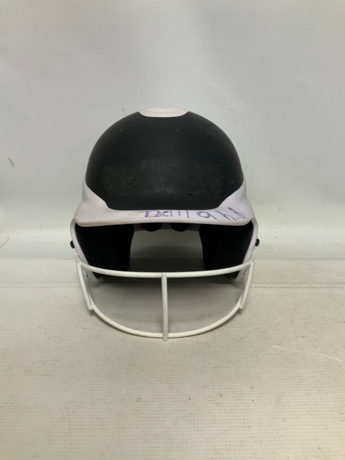 Vist Large View of Product Image Which is Used RIP-IT VICJ-TTM-B Batting Helmet w/Mask White SM 11823-S000033102