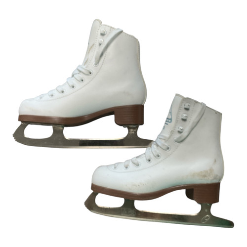 Vist Large View of Product Image Which is Used Jackson 120 GLACIER Girls Figure Skate White Junior 01 11362-S000161734