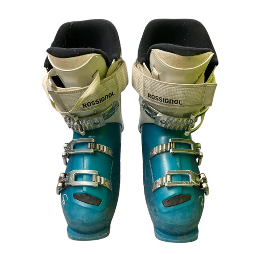 Vist Large View of Product Image Which is Used Rossignol KELIA Womens DH Ski Boot Royal Blue 225 MP - J04.5 - W5.5
