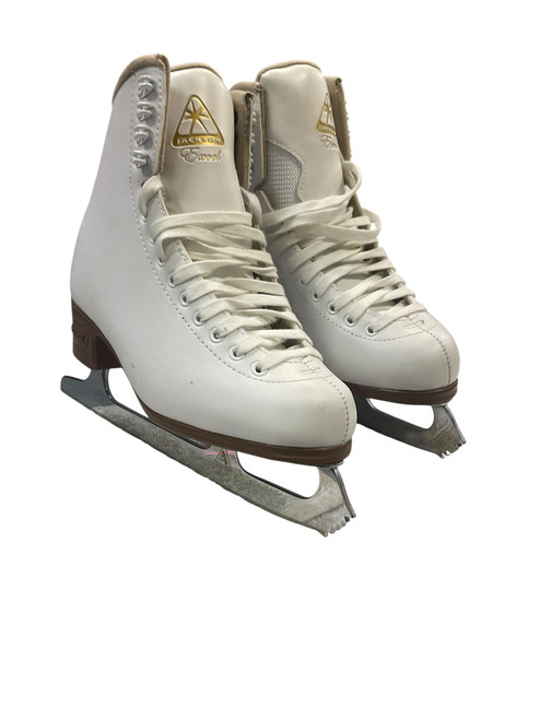 Vist Large View of Product Image Which is Used Jackson EXCEL WomensFigure Skate White Senior 6 11768-S000225762