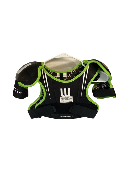 Vist Large View of Product Image Which is Used WinnWell Youth Shoulder Pads LG 11642-S000131550