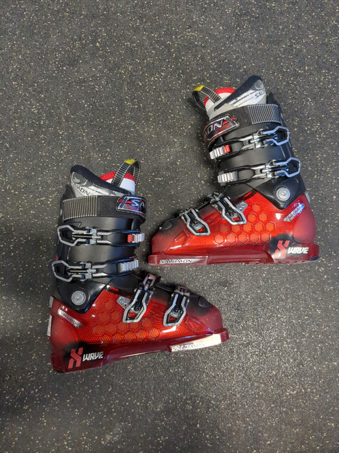 Vist Large View of Product Image Which is Used Salomon X WAVE Mens DH Ski Boot Red 250 MP - M07 - W08