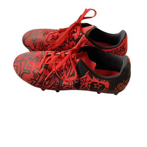 Vist Large View of Product Image Which is Used Adidas Soccer Cleats Red Junior 04