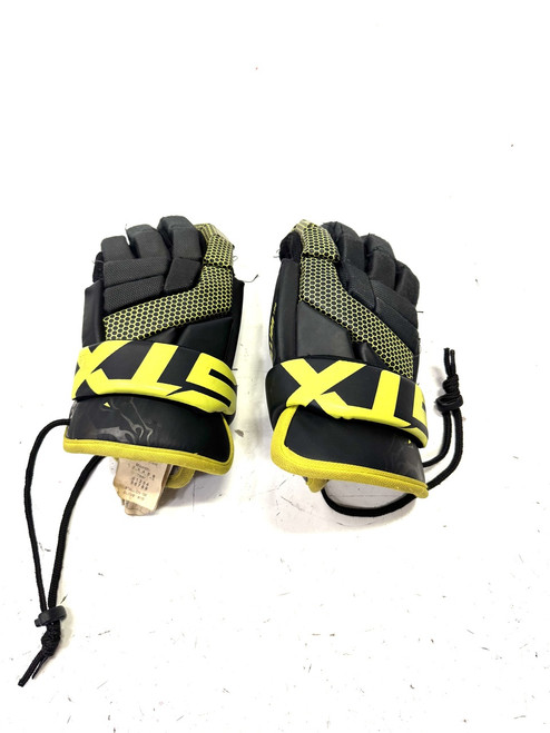 Vist Large View of Product Image Which is Used STX STALLION Lacrosse Gloves Junior Black 10" 11860-C000295094