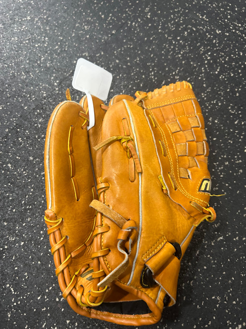 Vist Large View of Product Image Which is Used Mizuno MFR1200 BB/SB Glove LH Throw Brown 12" 11726-S000284424