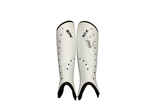 Vist Large View of Product Image Which is Used STX FH SHINGUARDS FH Shin Guards White 14"