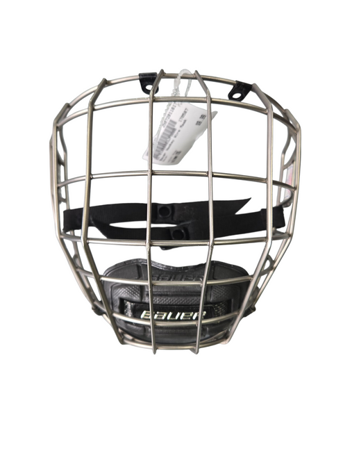 Vist Large View of Product Image Which is Used Bauer Hockey Wire Mask Grey One Size