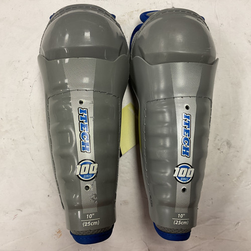 Vist Large View of Product Image Which is Used Itech 100 SERIES Youth Shin Guards Grey 10" 11855-S000188679