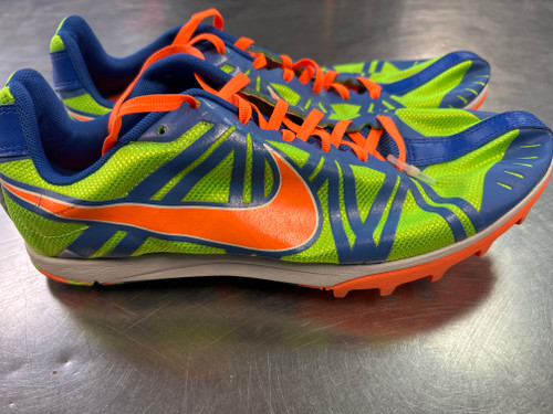 Vist Large View of Product Image Which is Used Nike Track & Field Cleats Adult Royal Blue Senior 9.5