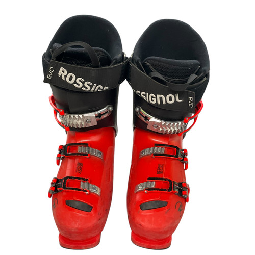 Vist Large View of Product Image Which is Used Rossignol EVO Mens DH Ski Boot Red 265 MP - M08.5 - W09.5 11484-S000285238