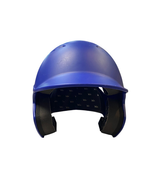 Vist Large View of Product Image Which is Used Victus BLUE HELMET Batting Helmet No Mask Navy Blue MD 11706-S000359258