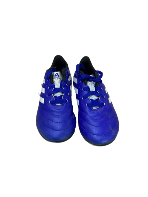 Vist Large View of Product Image Which is Used Adidas Soccer Cleats Royal Blue Youth 12.0 11853-S000123660