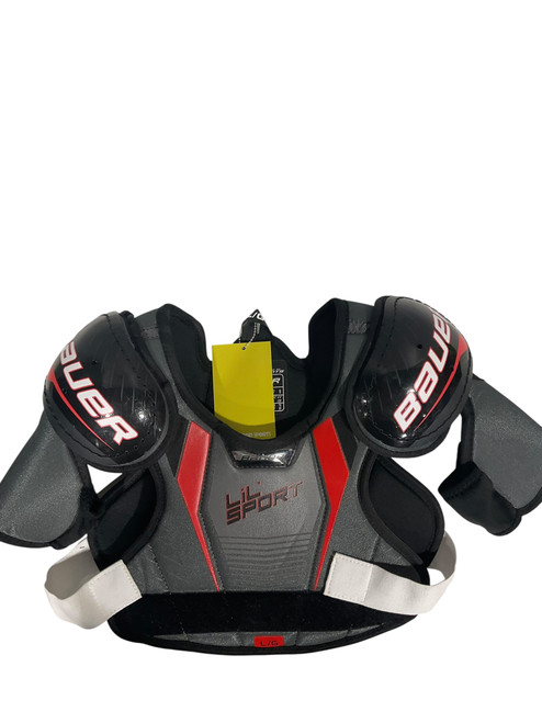 Vist Large View of Product Image Which is Used Bauer LIL SPORT Youth Shoulder Pads LG
