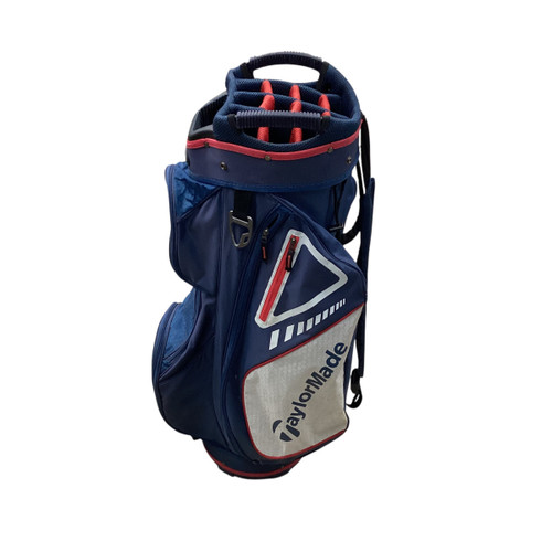 Vist Large View of Product Image Which is Used Taylormade RED WHITE BLUE Mens Cart Bag White/Royal/Red 11760-S000079577
