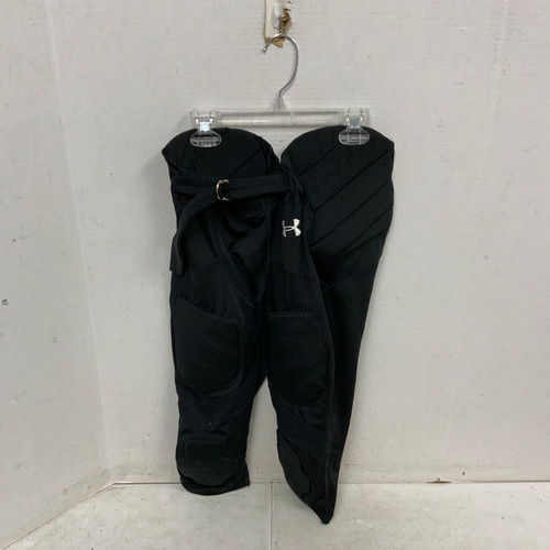 Vist Large View of Product Image Which is Used Under Armour Youth FB Integrated Pants Black XL 11762-S000066957