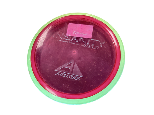 Vist Large View of Product Image Which is Used Axiom INSANITY PROTON Disc Golf Driver Yellow