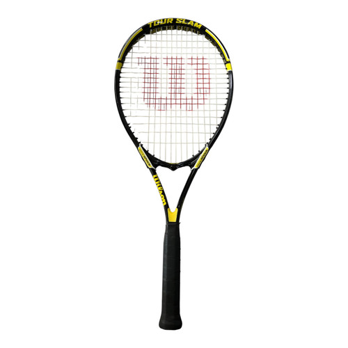 Vist Large View of Product Image Which is Used Wilson TOUR SLAM Adult Racquetball Racquet Black 4 1/4" 11820-S000044184