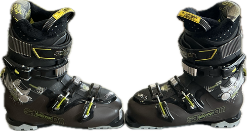 Used Salomon ENERGYZER 70 Mens DH Ski Boot Black 275 MP - M09.5 - W10.5 11897-S000148765 Vist Large View of Product Image Which is Used Salomon ENERGYZER 70 Mens DH Ski Boot Black 275 MP - M09.5 - W10.5