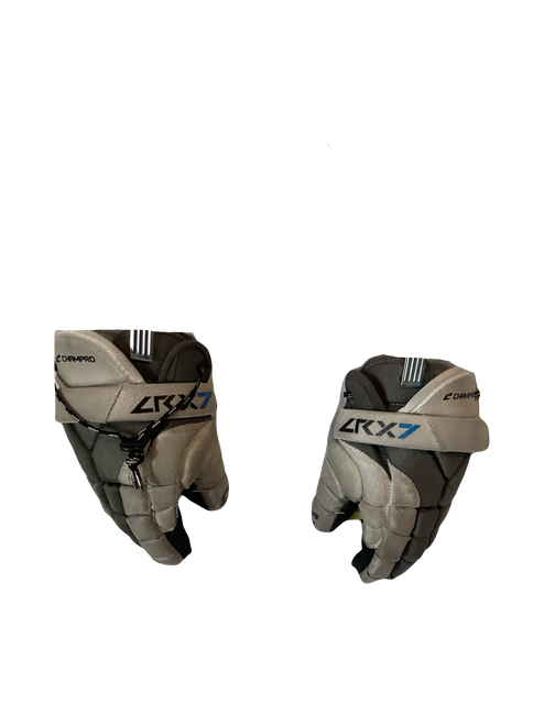 Vist Large View of Product Image Which is Used Champro CRX7 Lacrosse Gloves Mens White SM 11642-S000131567