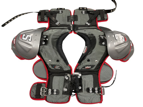 Vist Large View of Product Image Which is Used Schutt 801417 FB Shoulder Pads Grey MD