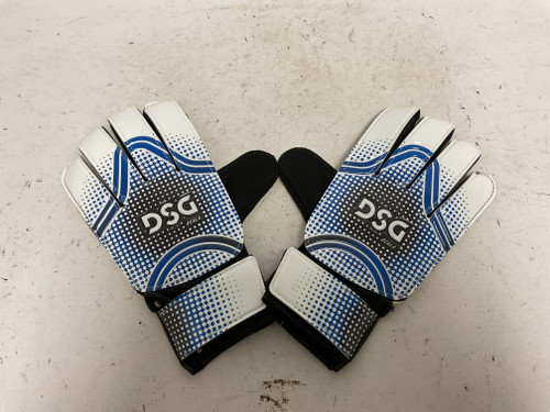 Vist Large View of Product Image Which is Used DSG OCALA GOALIE GLOVES Soccer Goalie Gloves Black And Royal Blue 7 11855-S000188706