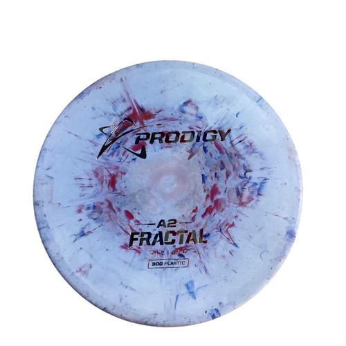 Vist Large View of Product Image Which is Used Prodigy A2 FRACTAL 300 PLASTIC Disc Golf Driver Royal Blue 11479-S000400054