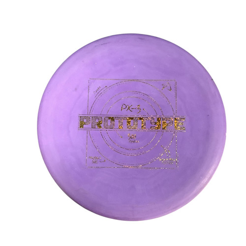 Vist Large View of Product Image Which is Used Prodigy PX3 PROTOTYPE 300 PLASTIC OVERSTABLE PUT Disc Golf Putter Purple 11479-S000400057