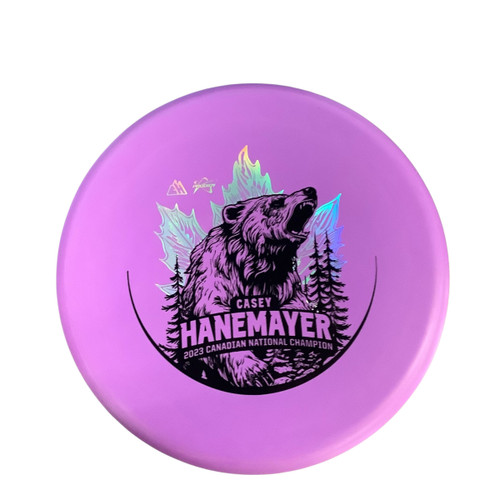 Vist Large View of Product Image Which is Used Prodigy CASY HANEMAYER 2023 CANADIAN NATIONAL CH Disc Golf Putter Purple 11479-S000400058