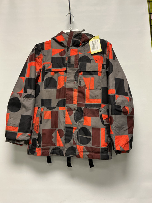 Vist Large View of Product Image Which is Used O'Neill SNOW JACKET Youth Racing Suit Orange LG