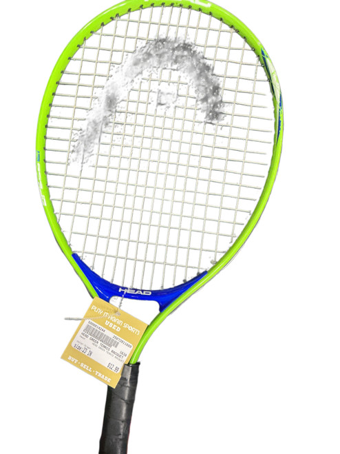 Used Head HEAD GREEN TENNIS RACQUET Junior Tennis Racquet Green 23" 11889-S000014244 Vist Large View of Product Image Which is Used Head HEAD GREEN TENNIS RACQUET Junior Tennis Racquet Green 23"